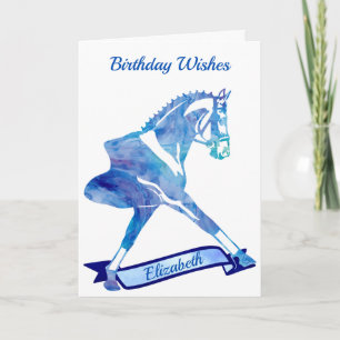 Dressage Horse Step ut i Stil Kort
