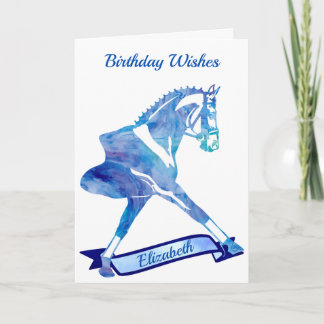 Dressage Horse Step ut i Stil Kort