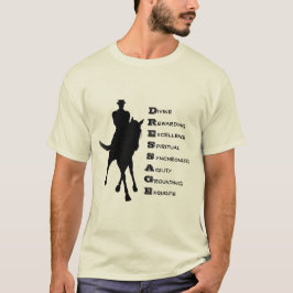 Dressage is Horse Silhouette Light T Shirt