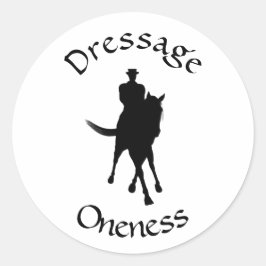 Dressage is Onness Runt Klistermärke
