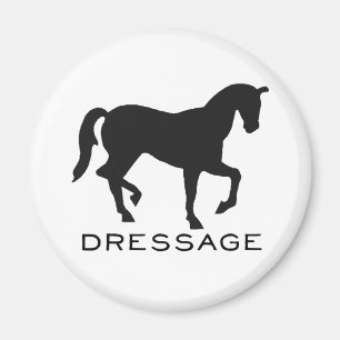 Dressage med hästen i ram magnet