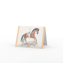 Dressage noterar kortet