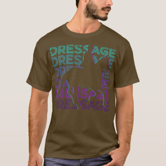 Dressage Retro Gift T Shirt