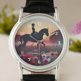 Dressage Rider Elegant Armbandsur