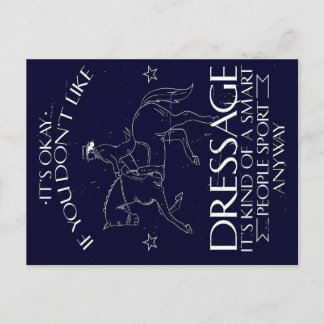 Dressage Rider Horse | Lover gift Helg Vykort
