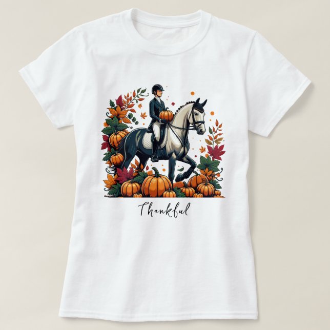 Dressage Rider T Shirt (Design framsida)