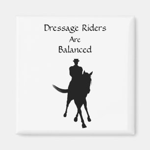 Dressage Riders is Balanced Horse Light Magnet