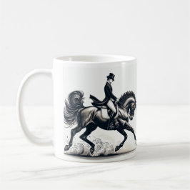 Dressage Riding Rider Horse Mugg