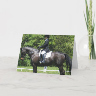 Dressage Show Ring Greeting Card Kort