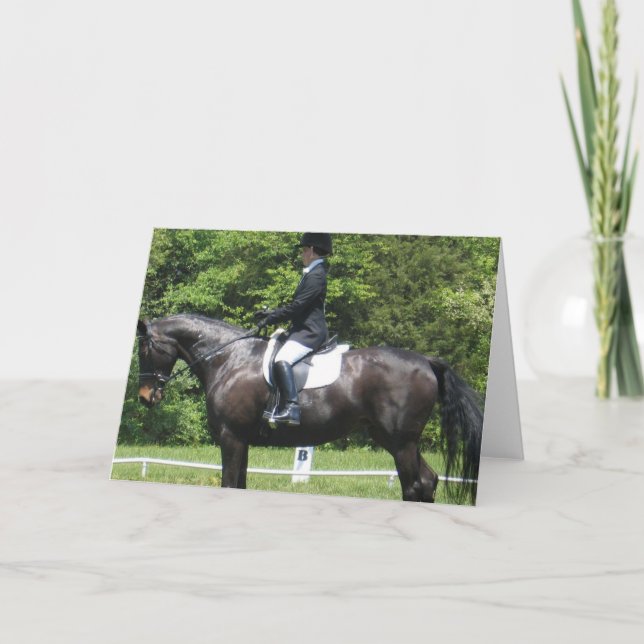 Dressage Show Ring Greeting Card Kort (Framsida)