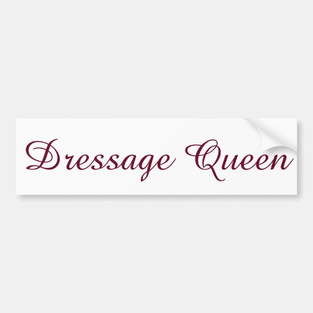 Dressagedrottningbildekal Bildekal (Framsidan)