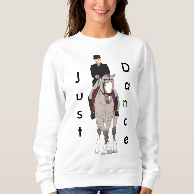 DressageGrulla häst och ryttare Tee Shirt (Framsida)