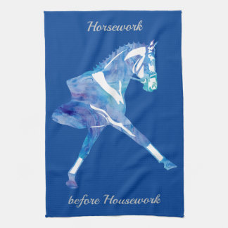 Dressagehäst - Horsework för hushållsarbete Kökshandduk