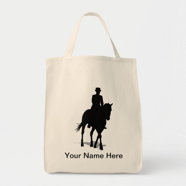 Dressagehäst Totebag Tygkasse (Framsidan)