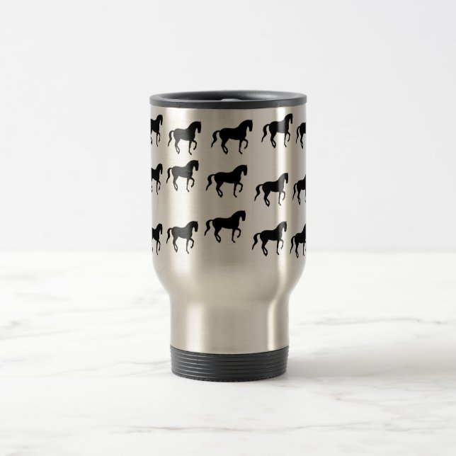 DressagehästPiaffe mönster Resemugg (Center)