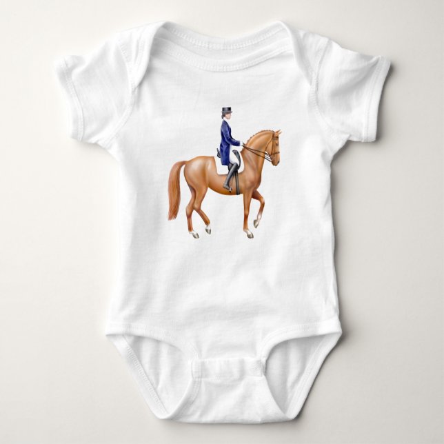Dressagehästspädbarn ett biet t-shirt (Framsida)