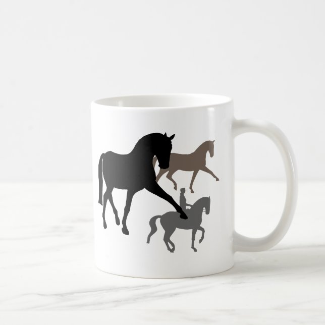 DressagehästTrio Kaffemugg (Höger)