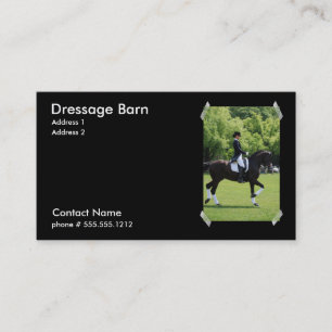 Dressagehästvisitkort Visitkort