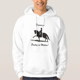 Dressagepoesi i rörelse sweatshirt med luva