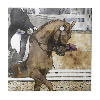 Dressageryttare Kakelplatta