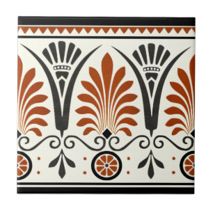 Dresser Minton Palmette Tile Repro Document Färge Kakelplatta