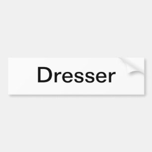 Dresser-tecken Bildekal