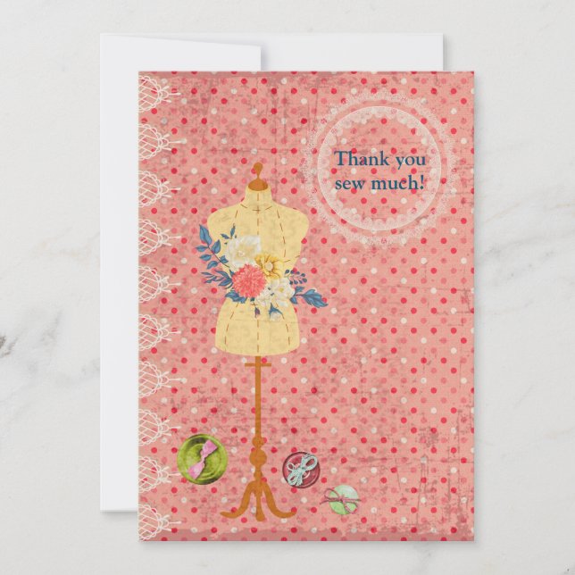 Dressform - tackkort tack kort (Framsida)