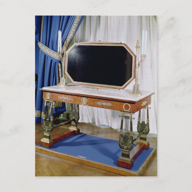 Dressing bord som tillhör Empress Josephine Vykort (Framsida)