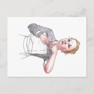 Dressing för Middlesex sjukhussjuksköterska för Vykort