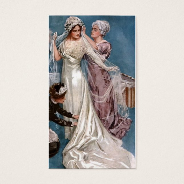 Dressing the Bride Visitkort (Framsidan)
