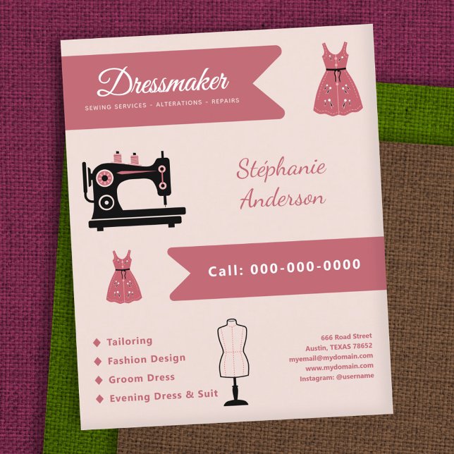Dressmaker Flygblad (Dressmaker Flyer)