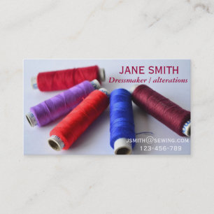 Dressmaker, Sewing, Modiations professionell Visitkort