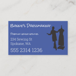 Dressmaker Tailor Skapa ditt eget enkla allmänna B Visitkort