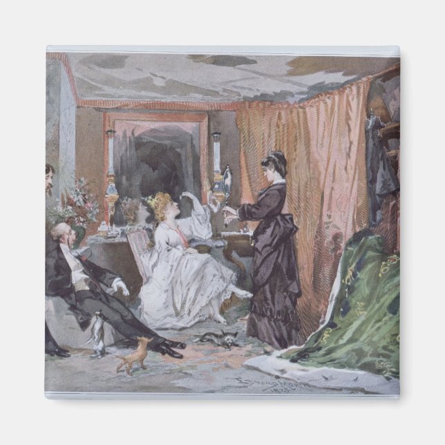 Dressrummet för Hortense Schneider Magnet (Framsidan)