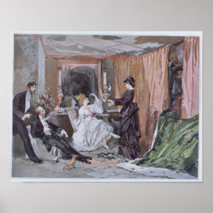 Dressrummet för Hortense Schneider Poster