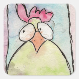 Dre'Stickers Fyrkantigt Klistermärke