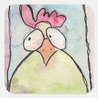 Dre'Stickers Fyrkantigt Klistermärke