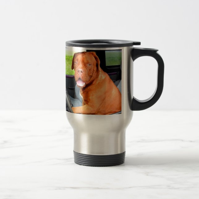 Drev som älskar fredglädjehunden dogue de bordeaux resemugg (Höger)