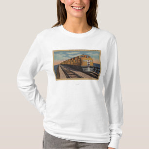 Drev som korsar Great Salt Lake, Ogden, Utah T-shirt
