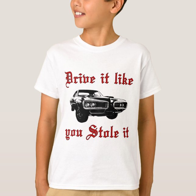Drev stal det något liknande dig den - tränga sig t shirt (Framsida)