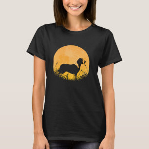Drever Easy Halloween Outfit Hund Valp Puppy Måne T Shirt