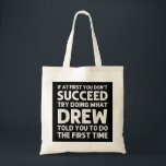 DREW Gift Namn Personlig Birthday Funny Christm Tygkasse<br><div class="desc">DREW Gift Namn Personlig Birthday Funny juljoke</div>