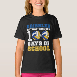 Dribblade min väg genom 100 dagars skolfotboll t shirt