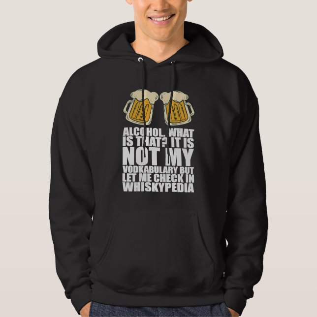 Drick Alcohol Drinking Team Hoodie (Framsida)