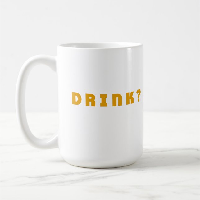 Drick alkohol kaffemugg (Vänster)