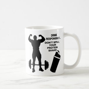 Drick ansvarsfullt Sprid inte din proteinskakning Kaffemugg
