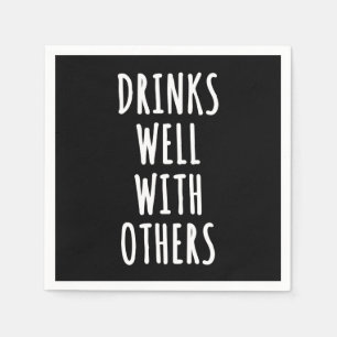 Drick bra med andra pappersservett