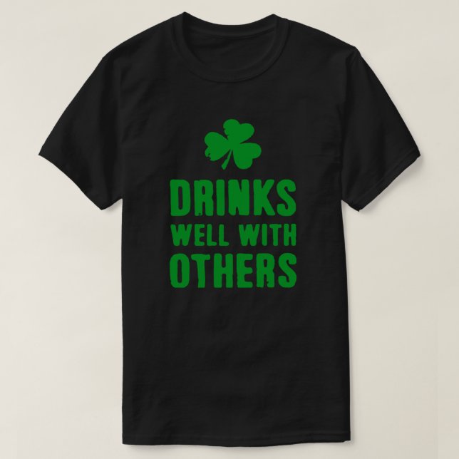 Drick bra med andra S:t Patrick Dee Tee Shirt (Design framsida)