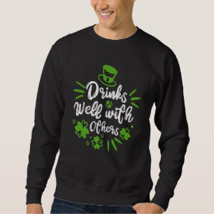 Drick bra med andra Shamrock St patrick's day Lång Ärmad Tröja