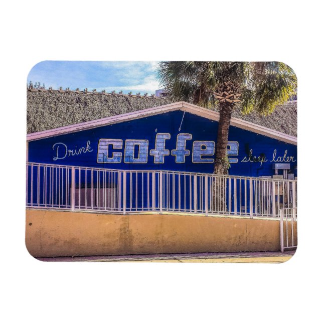 Drick COFFEE senare Magnet (Horisontell)